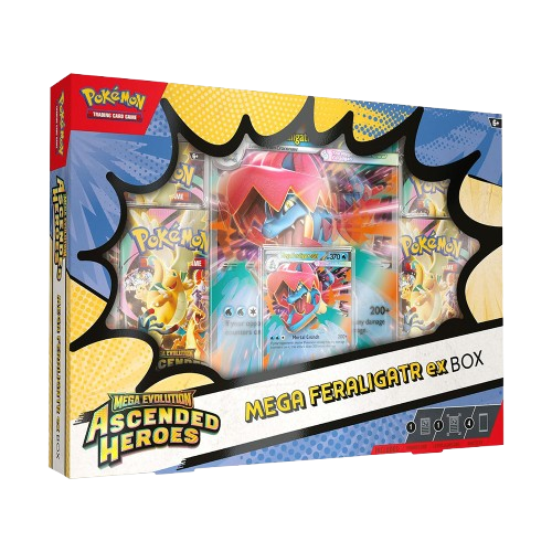 Pokemon - Ascended Heroes - Mega Feraligatr ex Box